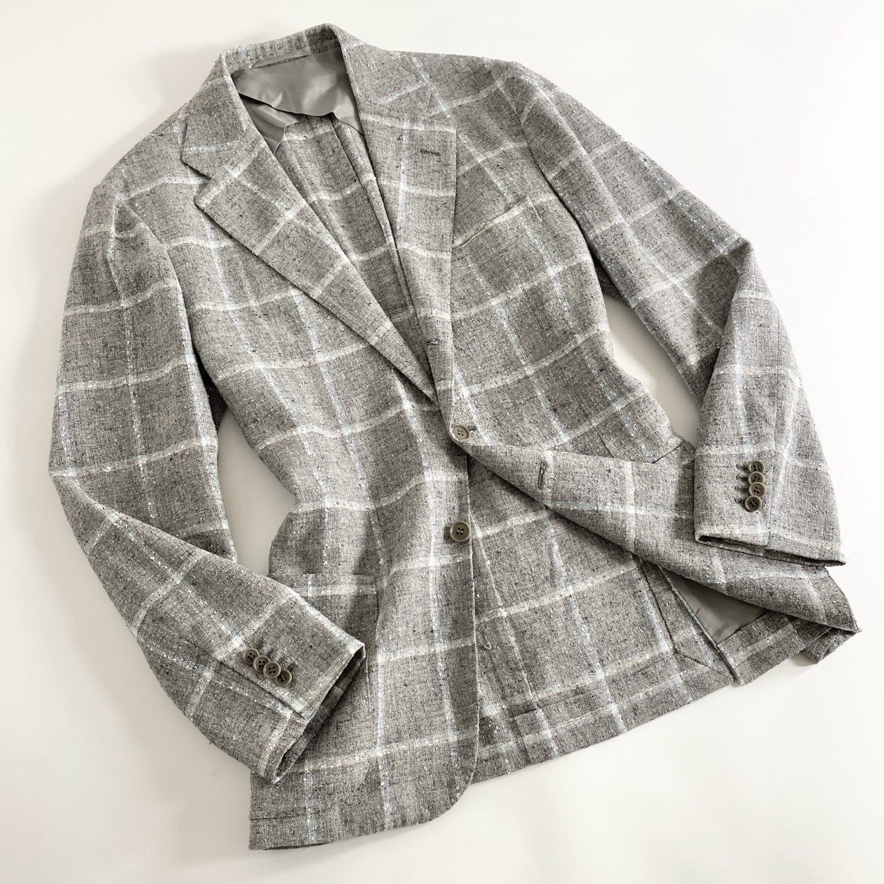 Sartorio napoli サルトリオ ナポリ ジャケット 62-07-35-0711HN ツイード テーラードジャケット ブレザー ピークドラペル 段返り３つボタ Sartorio Napoli ジャケットイタリア製 77j3 Sartorio NAPILI