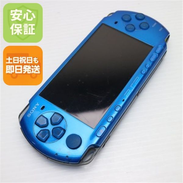 ★未使用品★極美品PlayStationバイブラントブルーPSP3000PB★訳 PSP3000 本体 バリューパック バイブラントブルー ほぼ未使用 1141