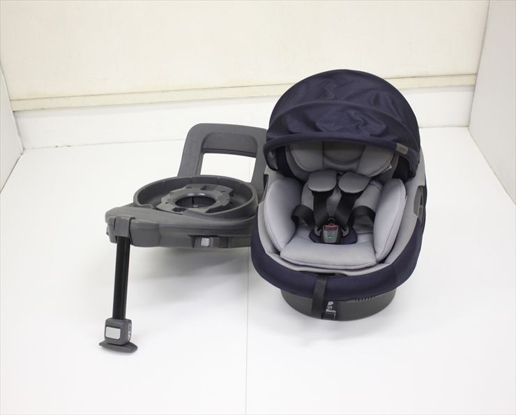THE S Air ISOFIX エッグショック ZB-690 カヴァリエーレブルスクーロ コンビ製チャイルドシート ISOFIX固定 新生児OK クリーニング済み C4825001