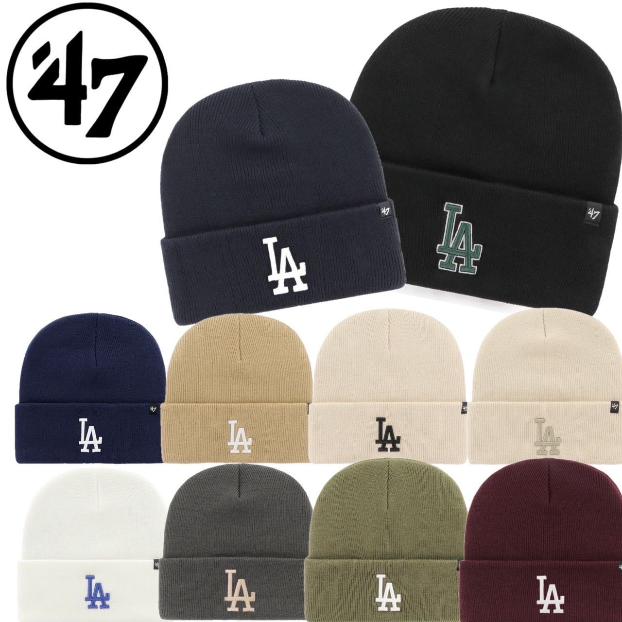 フォーティーセブン 47 BRAND キャップ 帽子 ニット帽 ビーニー帽 