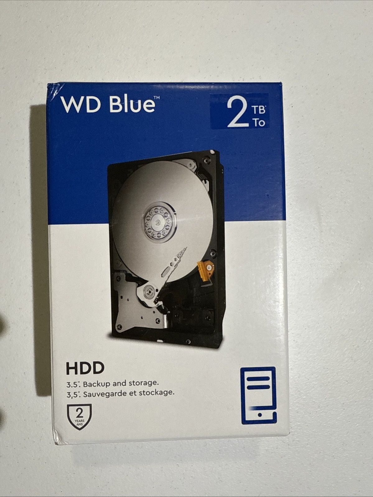 Western Digital Western Digital ブルー 2 TB HDD WDBH2D0020HNC-NRWM 3.5 バックアップおよびステージ