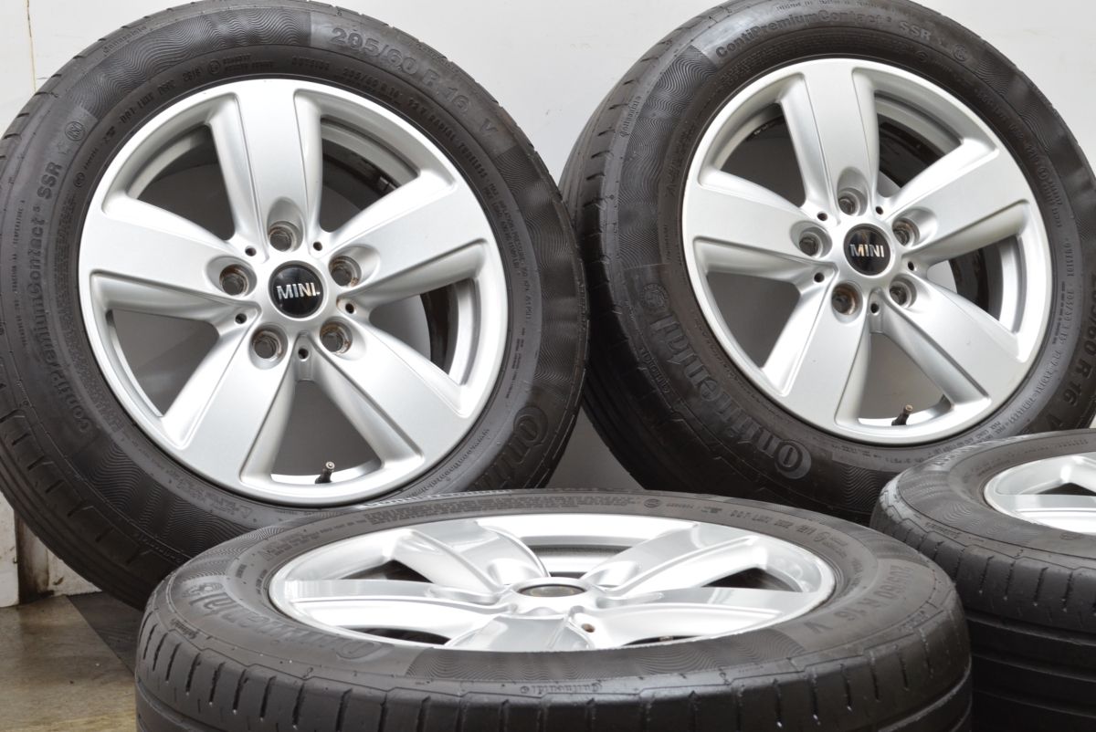 MINI R60 クロスオーバー 純正 16in 6.5J 46 PCD120 コンチネンタル コンチ コンタクト 205 60R16 品番 9811729