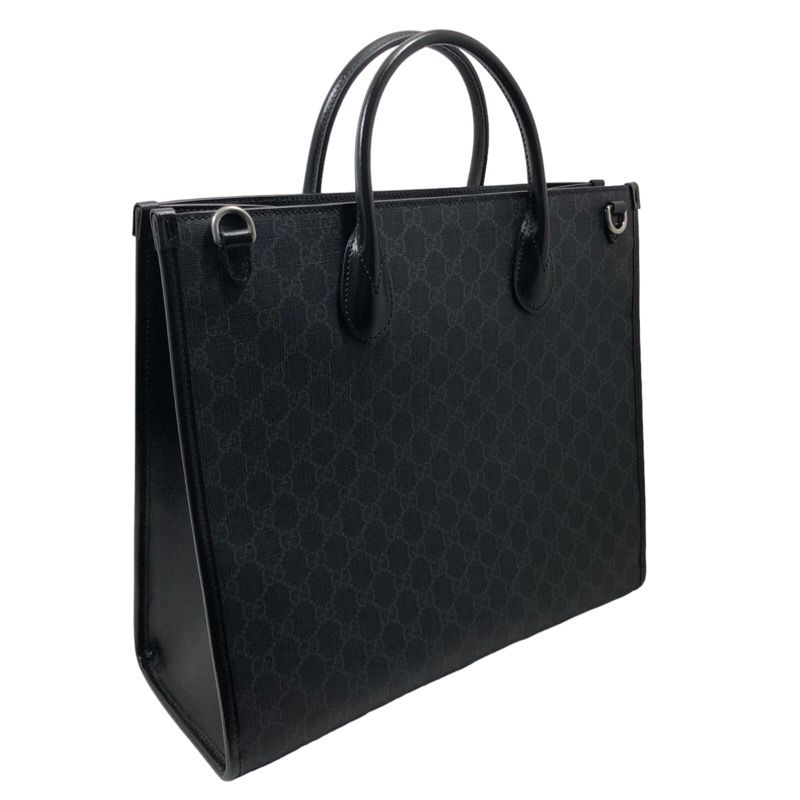 グッチ GUCCI GGスプリーム2WAYトートバッグ 674148 ブラック GG