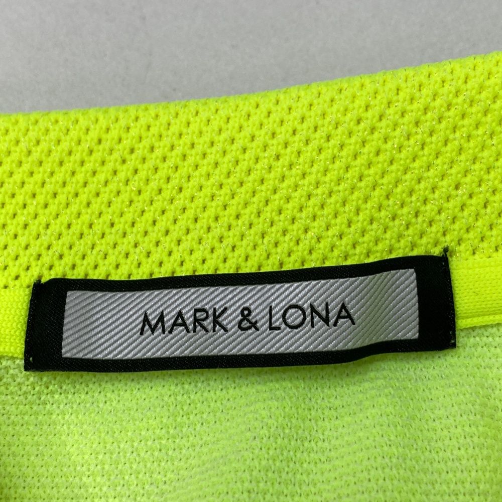 サイズ：40 MARK&LONA マークアンドロナ  半袖ポロシャツ  イエロー系 [240001426259] ゴルフウェア レディース ストスト サイズ：40 MARK&LONA マークアンドロナ 半袖ポロシャツ