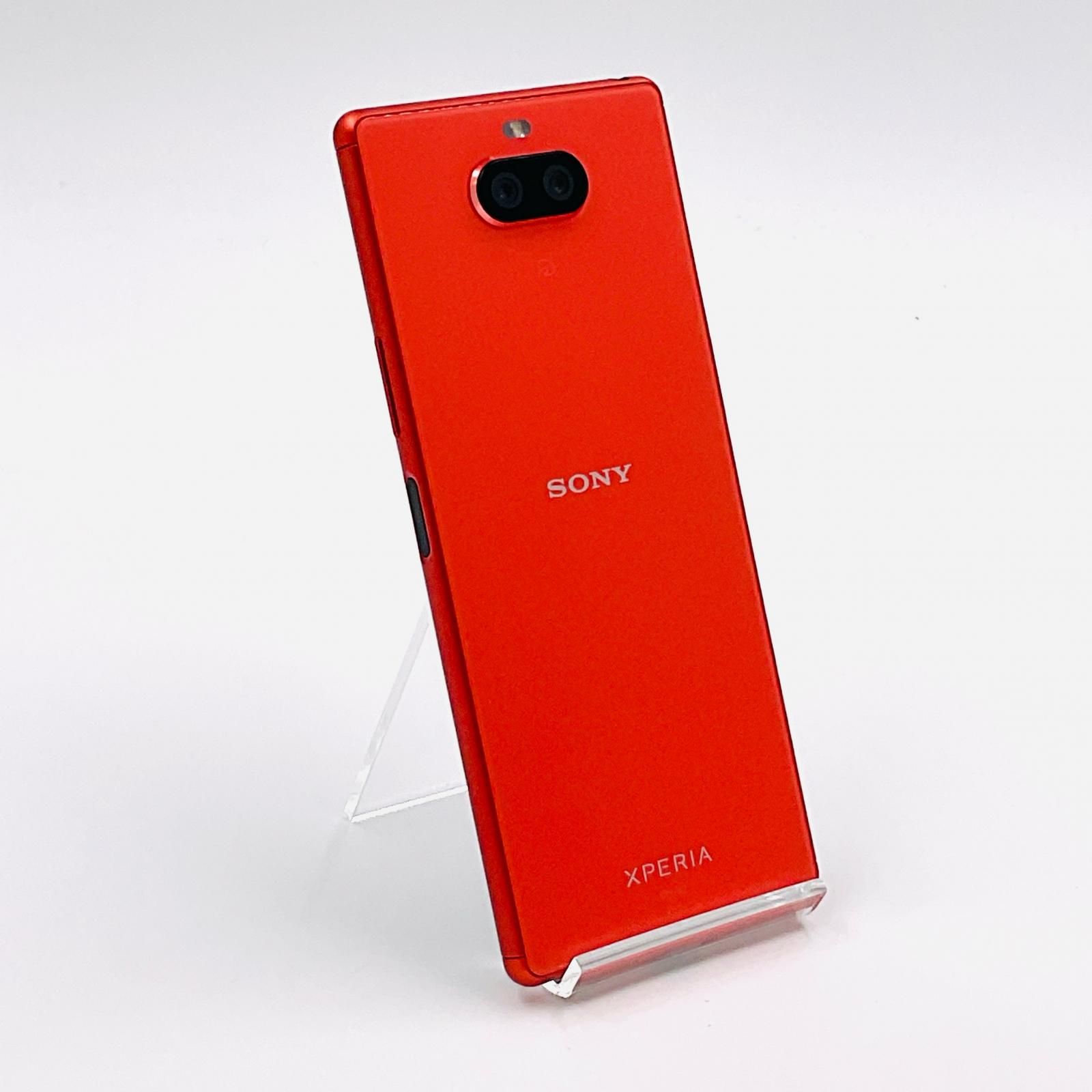 【全額返金保証】【最速発送】Sony Xperia 8 64GB オレンジ au SOV42 白ロム 動作確認済