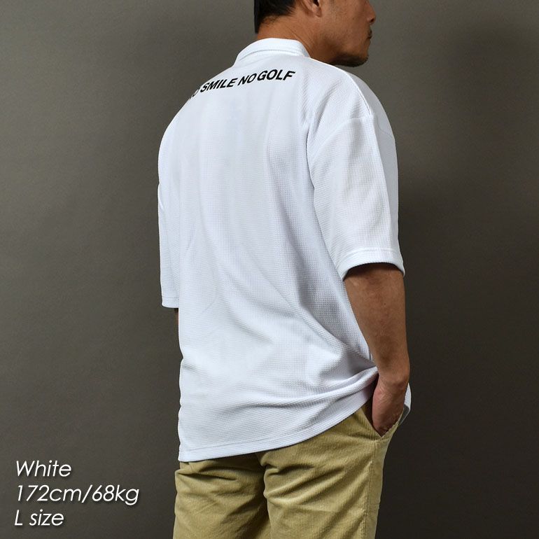 新品【COMONGOLF/コモンゴルフ】ビッグシルエットワッフル素材