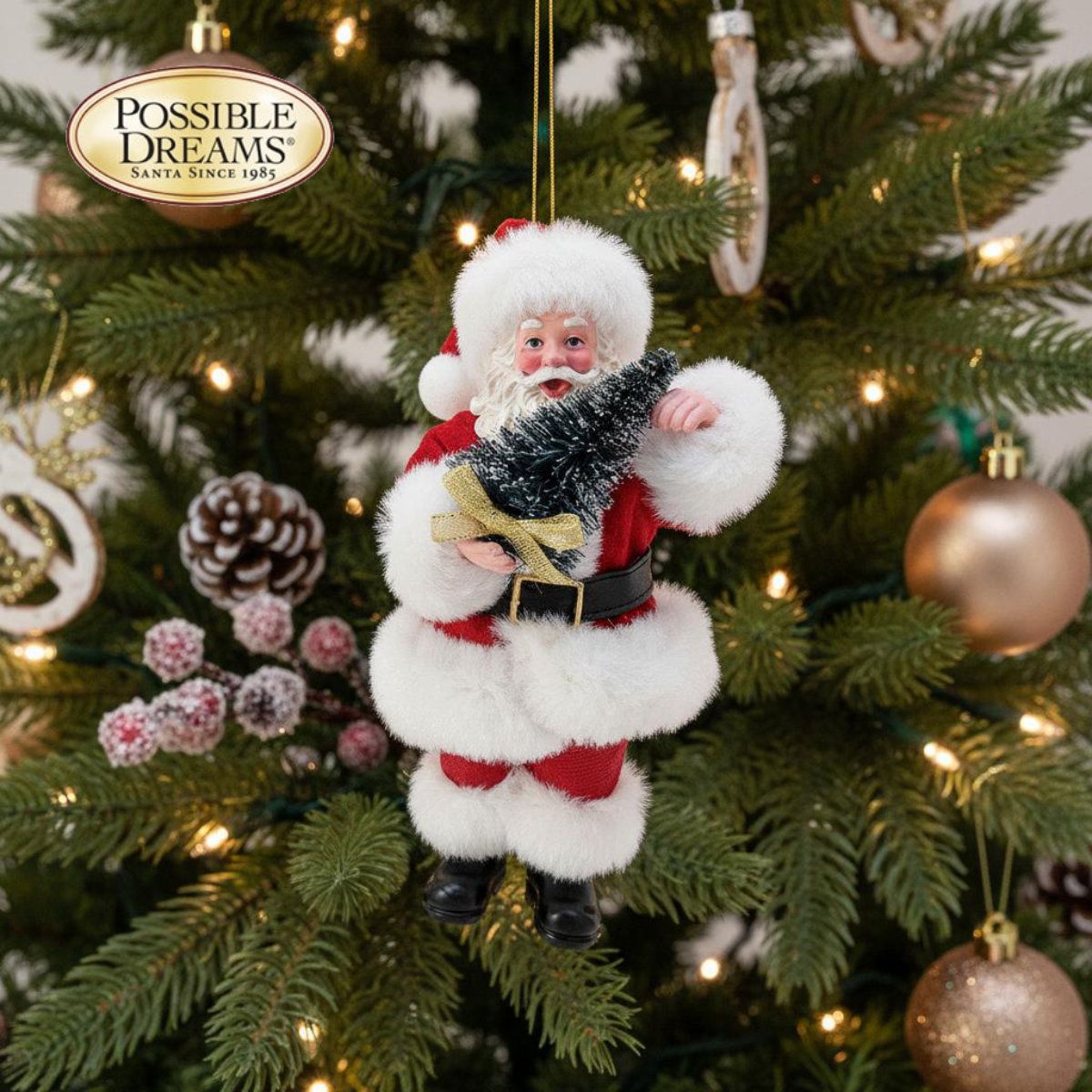 サンタクロース オーナメント サンタ 15.2cm 人形 Santa's クリスマス