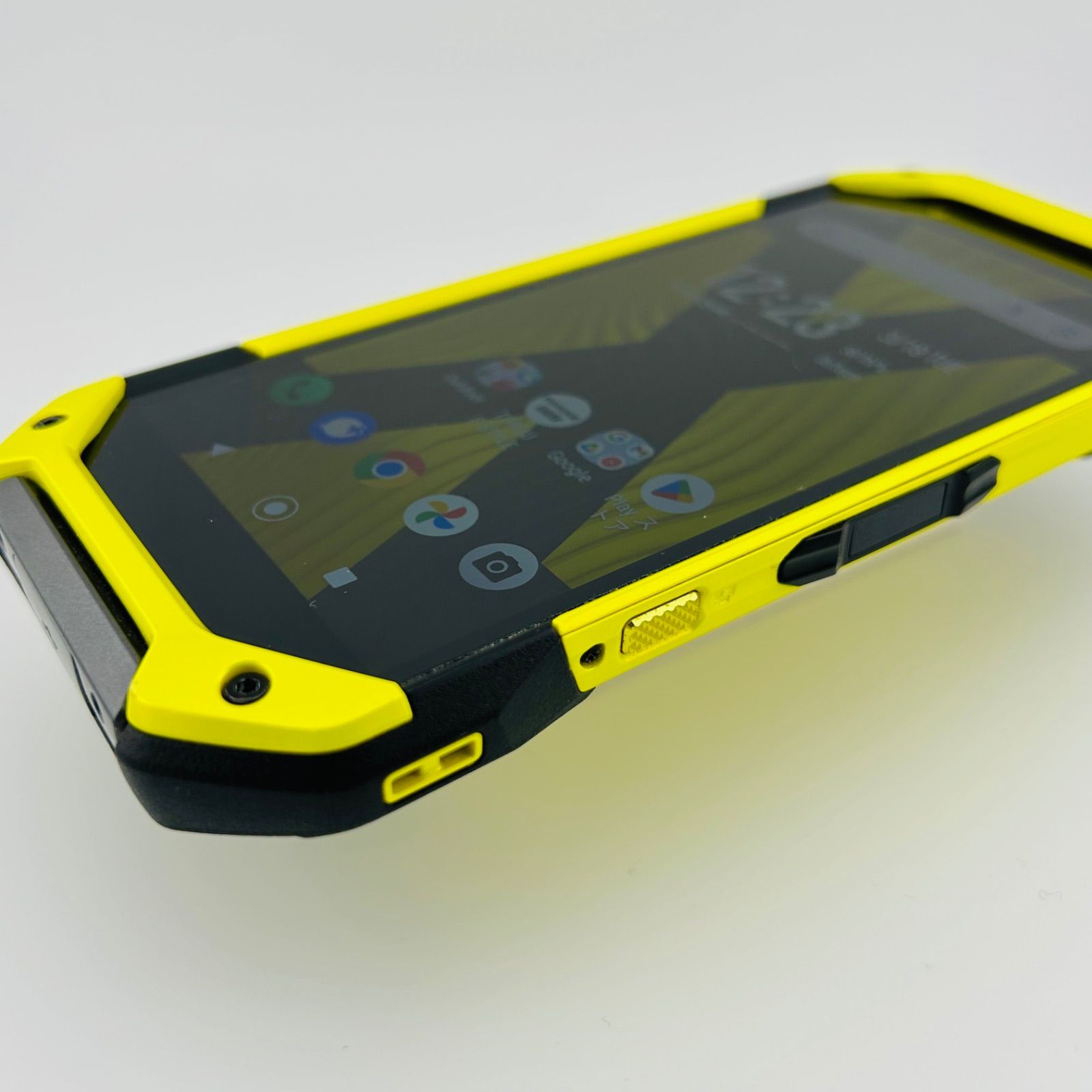 美品 SIMフリー TORQUE 5G 128G イエロー 高耐久スマホ 京セラ torque 