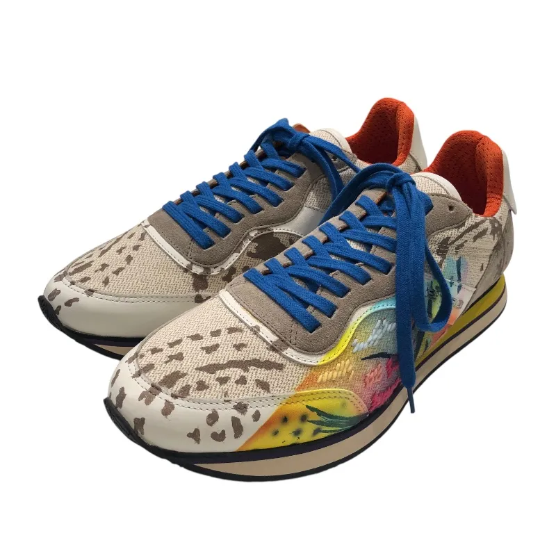 ☆未使用☆ ETRO エトロ レザー製 ペイズリー スニーカー 定価11万 ☆未使用☆ ETRO エトロ レザー製 ペイズリー スニーカー 定価11万