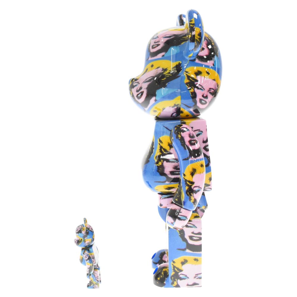 MEDICOM TOY - ベアブリック アンディ ウォーホル マリリン モンロー 100％ &amp; 400％ BEARBRICK Andy Warhol's 'Marylin Monroe' (400% + 100