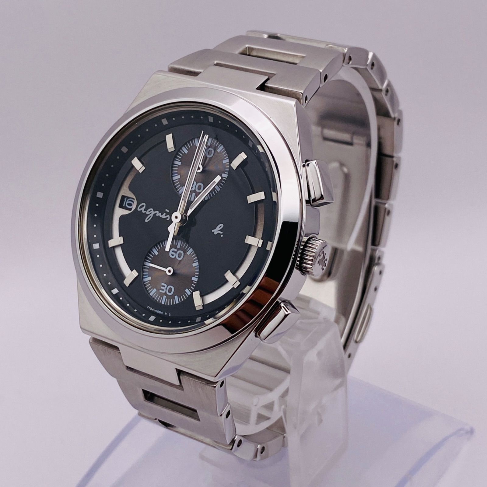 T141）美品 稼動品 SEIKO セイコー 7T94-0AX0 agnes-b アニエスベー 