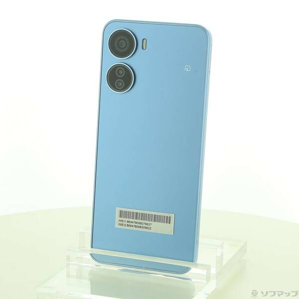 中古品〕 Libero 5G IV 128GB ブルー ZESCD1 Y!mobile SIMフリー