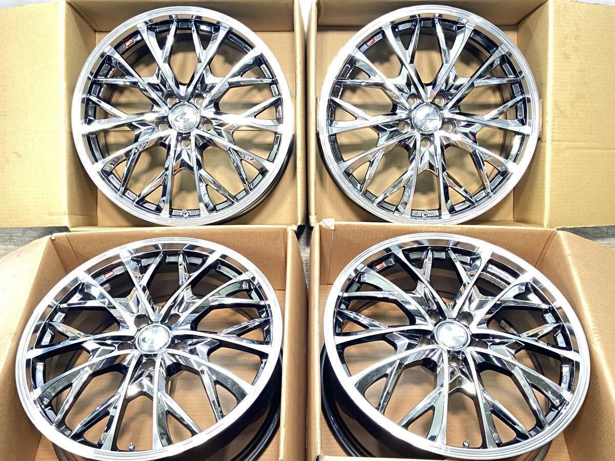 19x7.5 40 114.3-5穴 WEDS レオニスMV ホイール 4本セット a19250430018