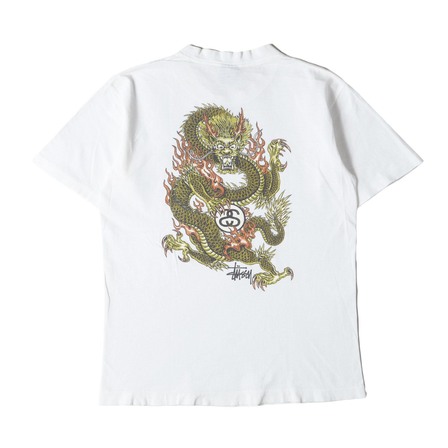 STUSSY ステューシー Tシャツ サイズ:M / 90s OLD STUSSY 紺タグ 