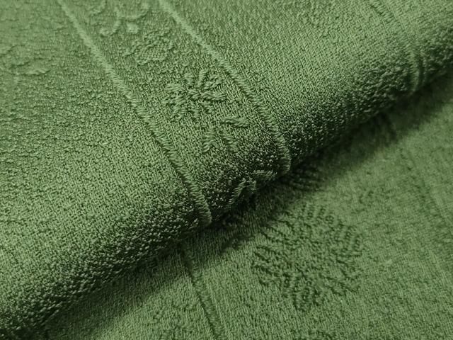 着物 色無地 抹茶色 正絹 袷 単衣 着物 色無地 フルセット 正絹 抹茶