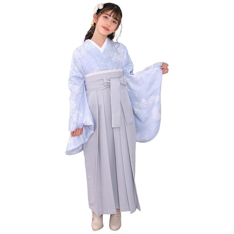女の子　簡単　袴セット　キョウエツ Amazon | [KYOETSU] [キョウエツ] 袴セット 着付け 簡単 簡易