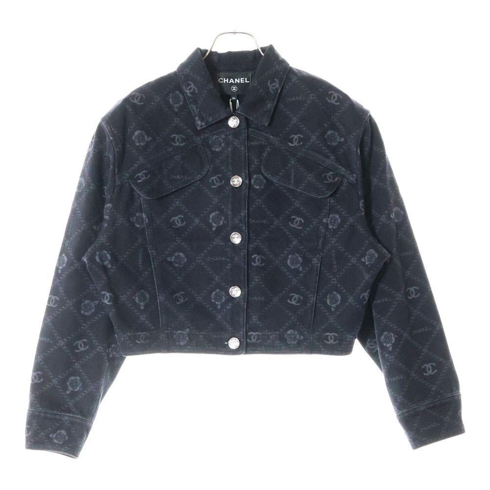 CHANEL シャネル　ミックスツイード　97A ココボタン　カメリア　チェーン CHANEL シャネル ミックスツイード 97A ココボタン カメリア