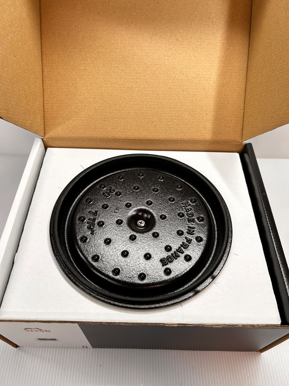 STAUB ストウブ 20cm グレー ピコ ココット ラウンド OLIVEOS_COM_TR