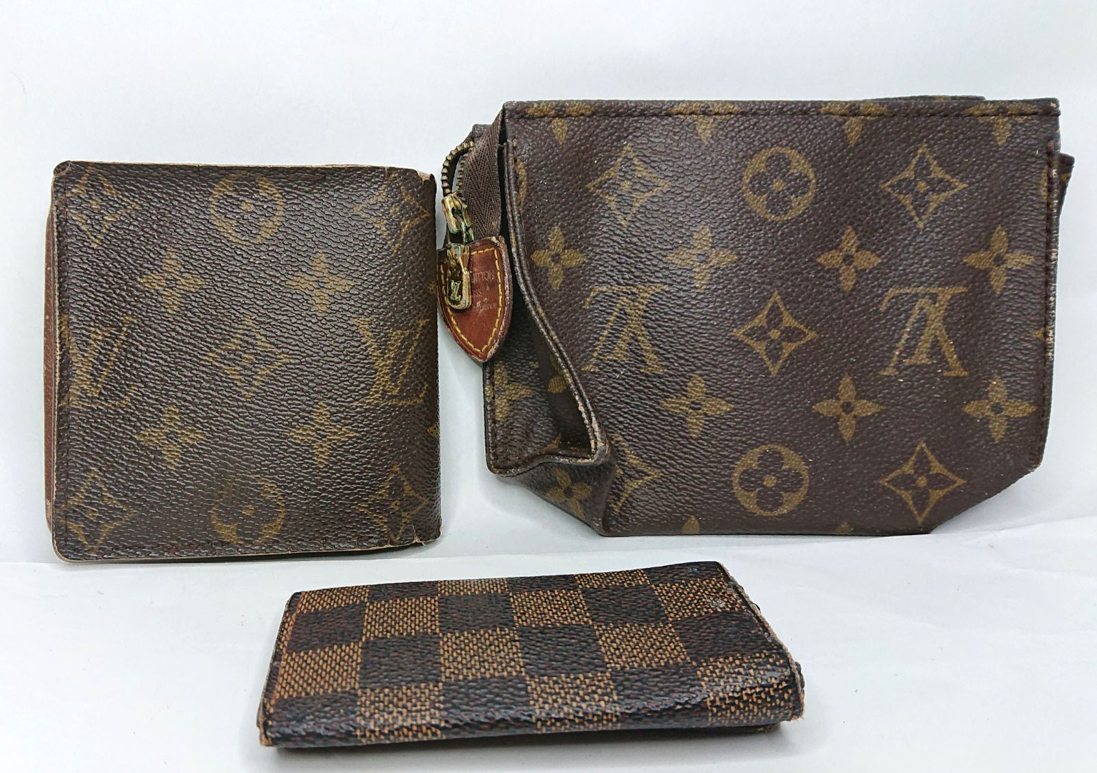 ルイヴィトン LOUIS VUITTON キーケース 財布 ポーチ 3点セット - Shop