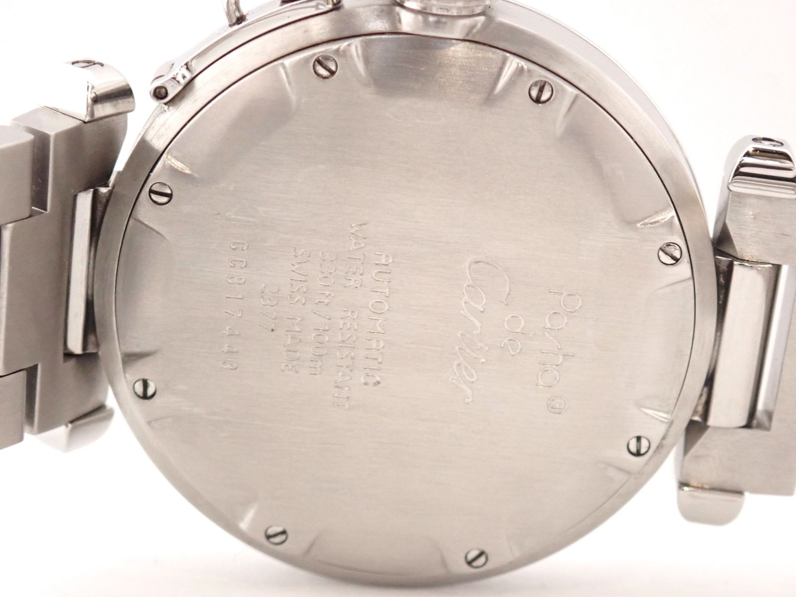 新品仕上げ済 Cartier(カルティエ) ウォッチ パシャC GMT W31029M7/2377 自動巻き 腕時計 AT SS - メルカリ