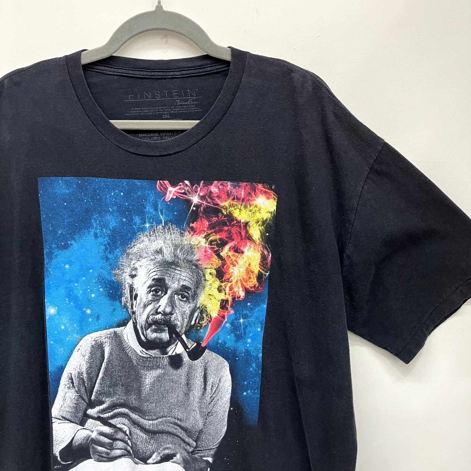 アインシュタイン 半袖 Tシャツ 2XLサイズ ハイチ製 人物T 科学者T