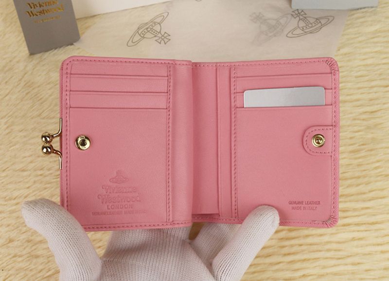 新品 ヴィヴィアンウエストウッド 二つ折り財布 がま口 Vivienne