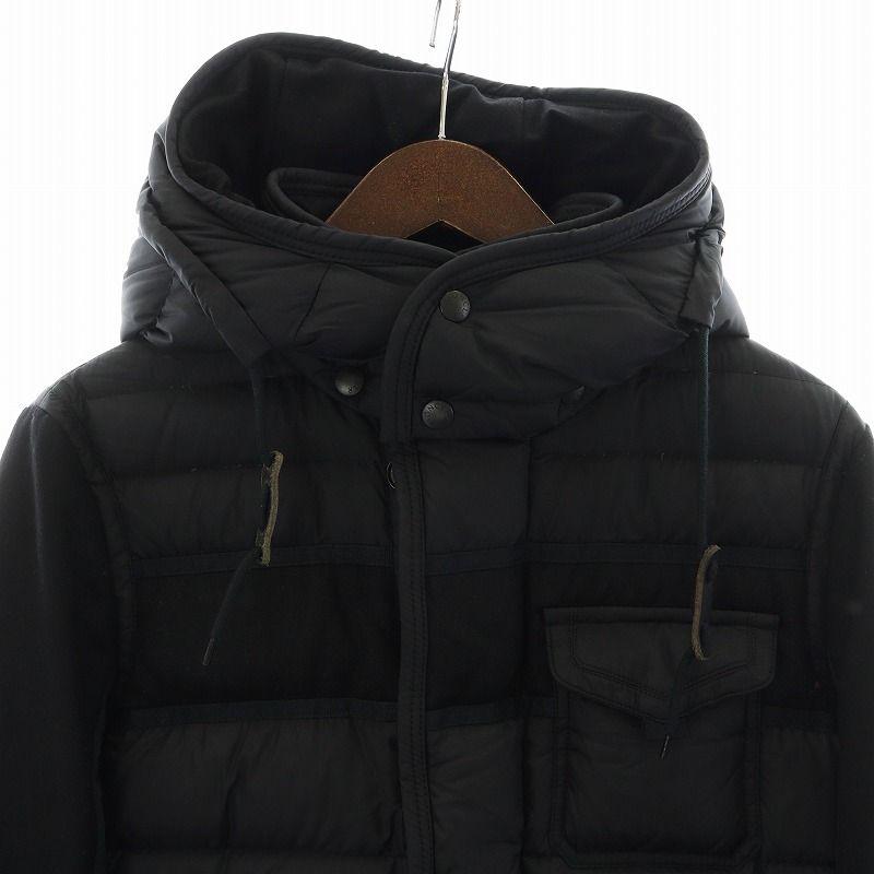 モンクレール MONCLER RYAN GIUBBOTTO ライアン ジュポット ダウンジャケット フード アウター 0 XXS 黒 ブラック /AN3