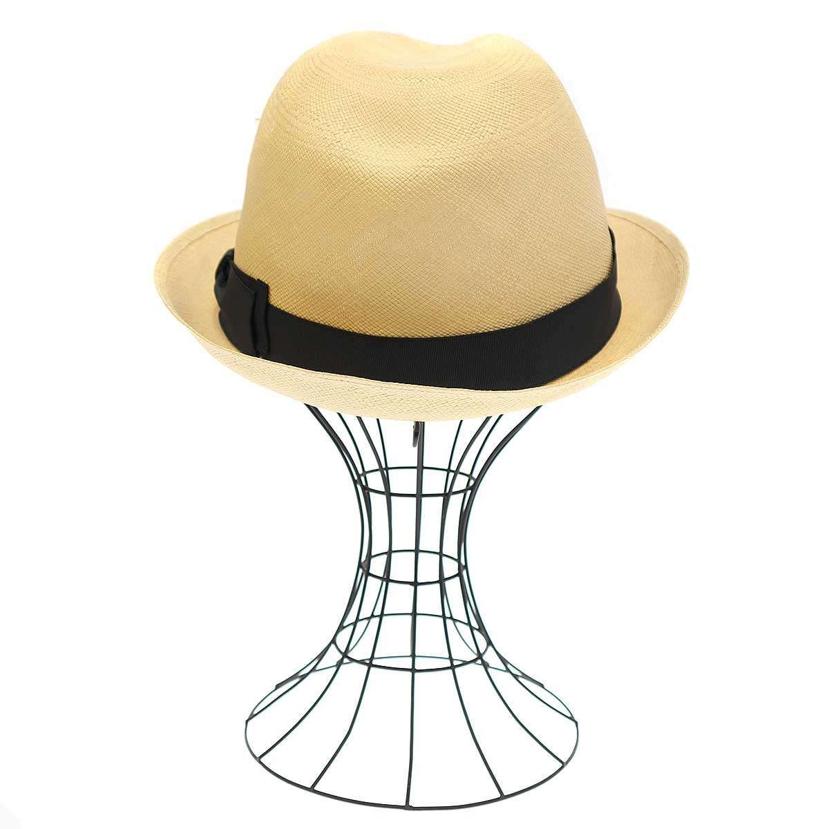 Borsalino ボルサリーノ ストローハット 140842 アイボリー 59