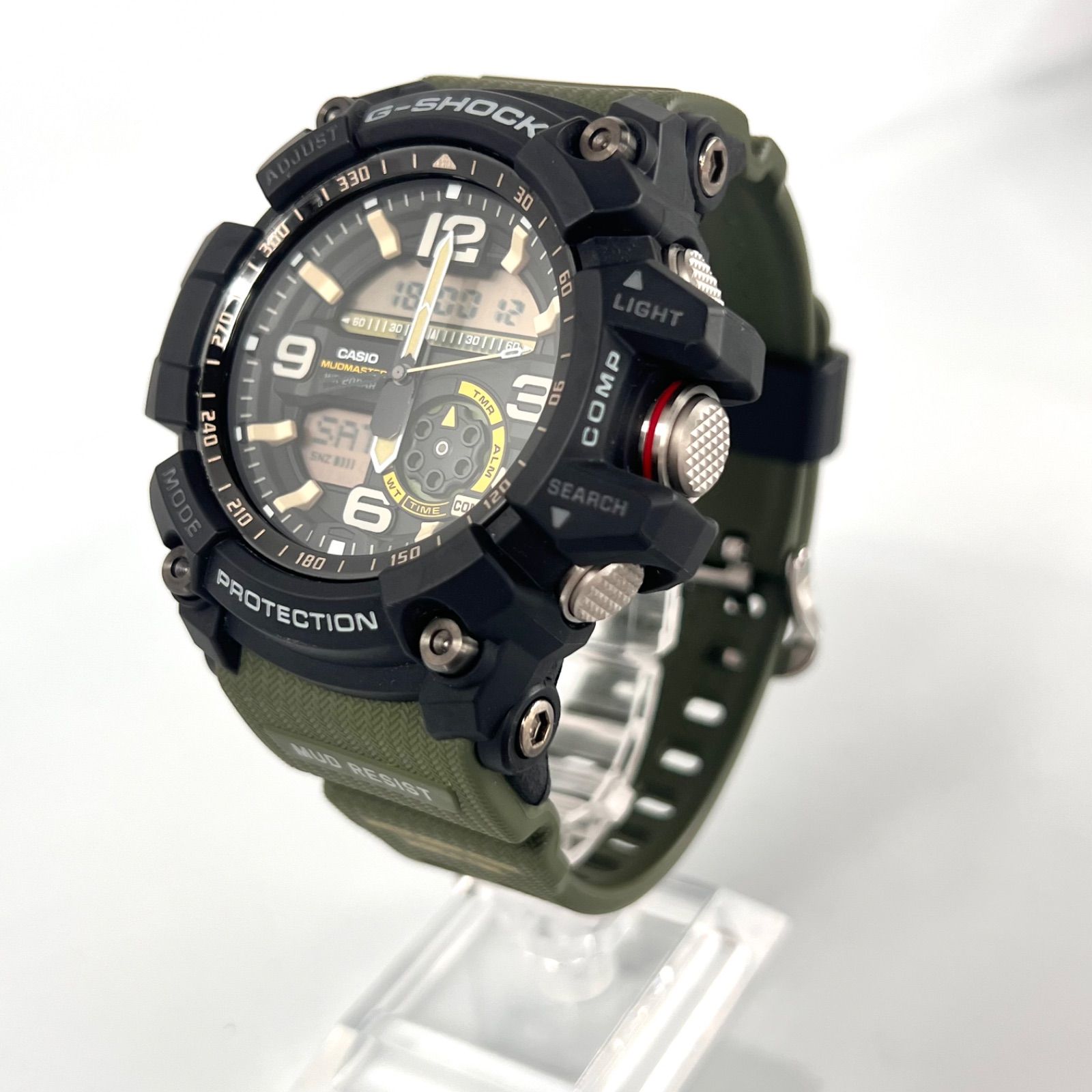 美品】カシオ G-SHOCK Gショック マッドマスター MASTER OF G GG-1000-1A3JF クォーツ アナデジ 多機能 黒  ラバーベルト - メルカリ