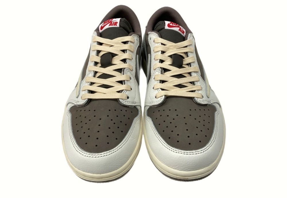 ナイキ NIKE 22年製 × TRAVIS SCOTT トラヴィス スコット AIR JORDAN 1 LOW REVERSE MOCHA エア ジョーダン ロー リバース モカ メンズ靴 スニーカー ブラウン 28.5cm 104-shoes457