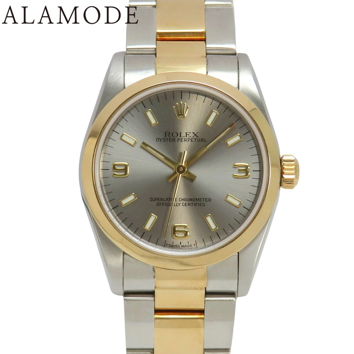 保証書付】ロレックス 77483 オイスターペチュアル 31mm SS/YG A番