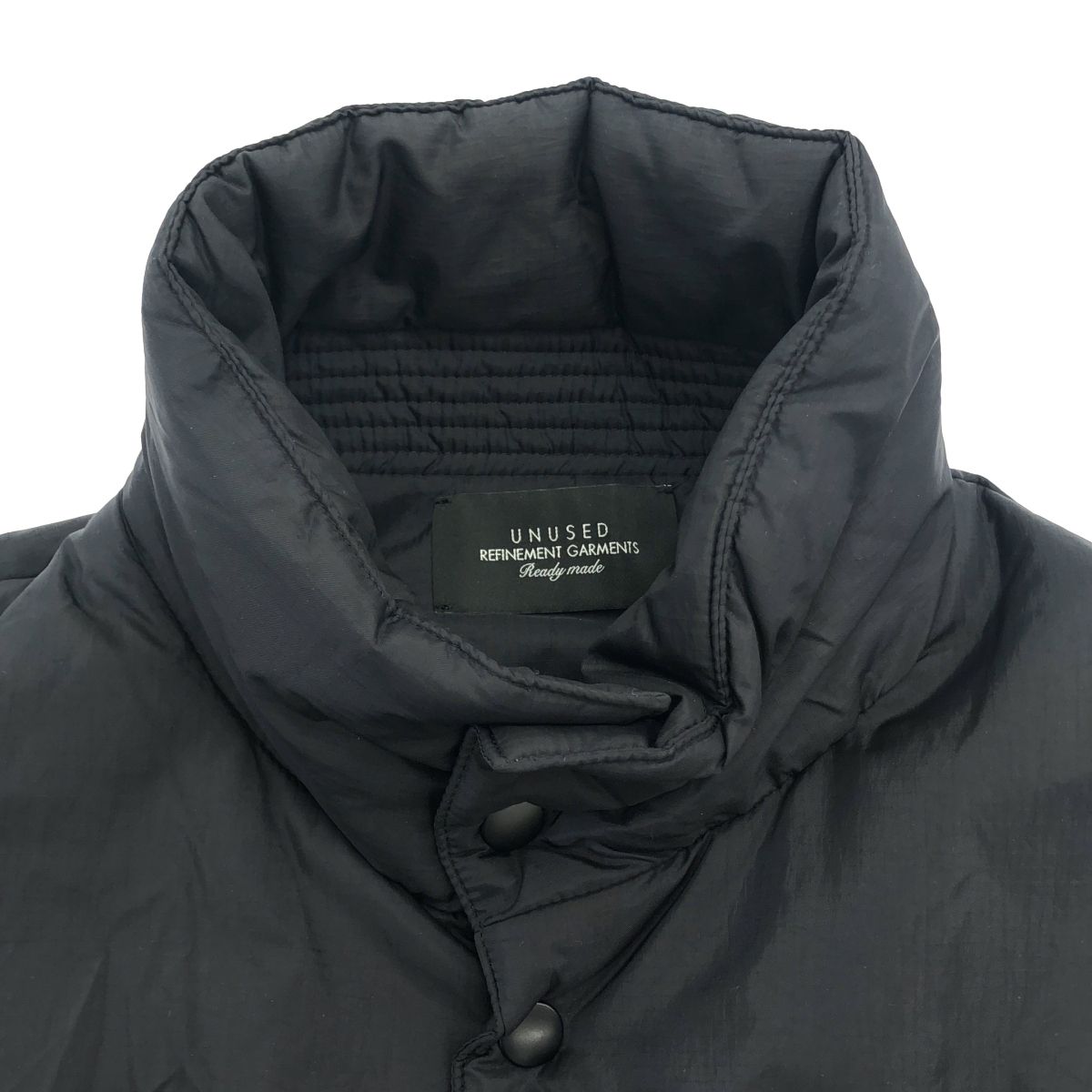 UNUSED アンユーズド コーチジャケット 中綿シンサレート ブラック Ｌ UNUSED【アンユーズド】正規取り扱い店、通販可能 ON LINE SHOP - CLARK -