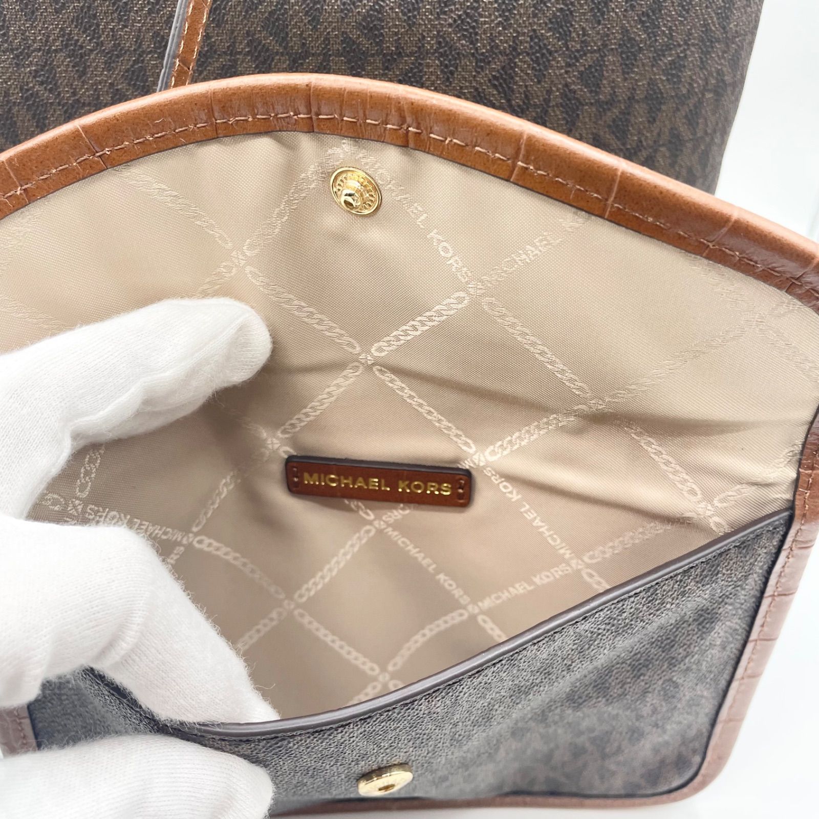 極美品✨MICHAEL KORS マイケルコース シグネチャー トートバッグ