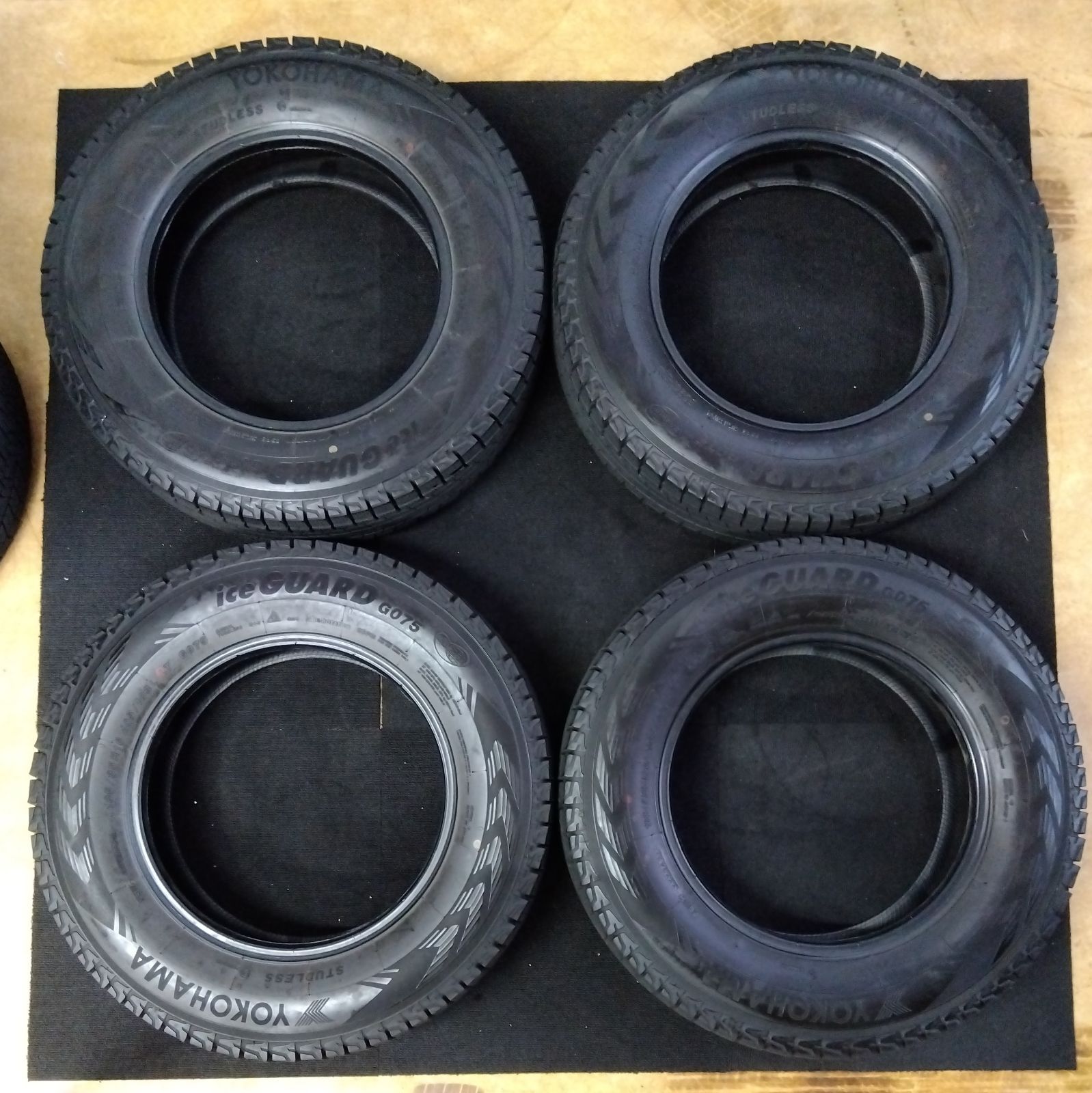 185 85R16 スタッドレス タイヤ ４本セット ヨコハマタイヤ アイスガード G075 YOKOHAMA ice GUARD G075 16インチ