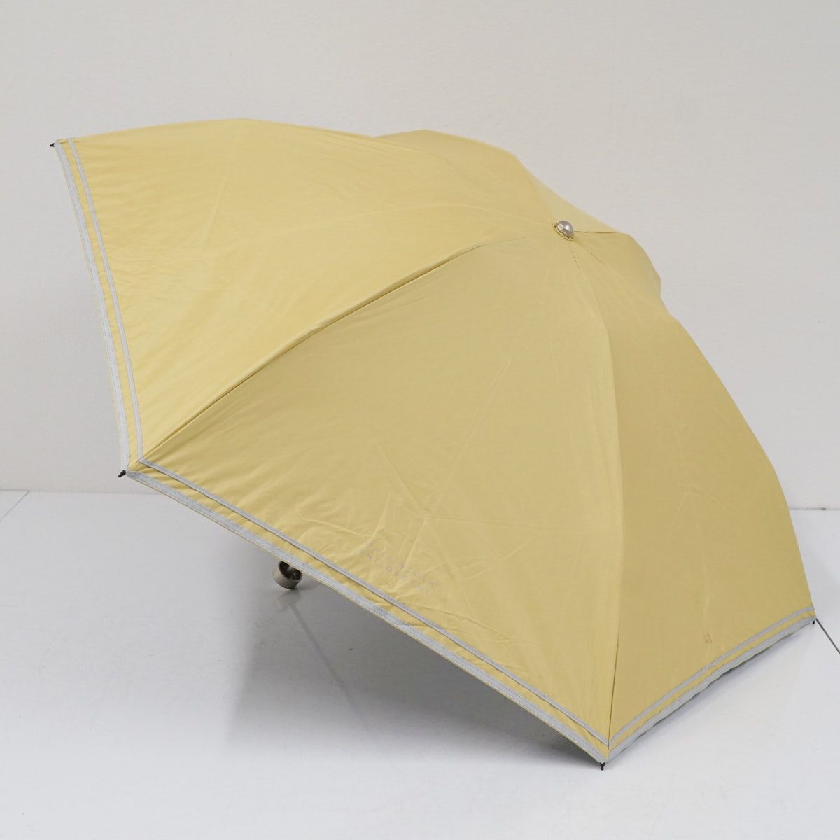 未使用品　マッキントッシュフィロソフィー晴雨兼用折りたたみ日傘 セール】遮光 晴雨兼用 折りたたみ日傘 ボーダー（折りたたみ傘