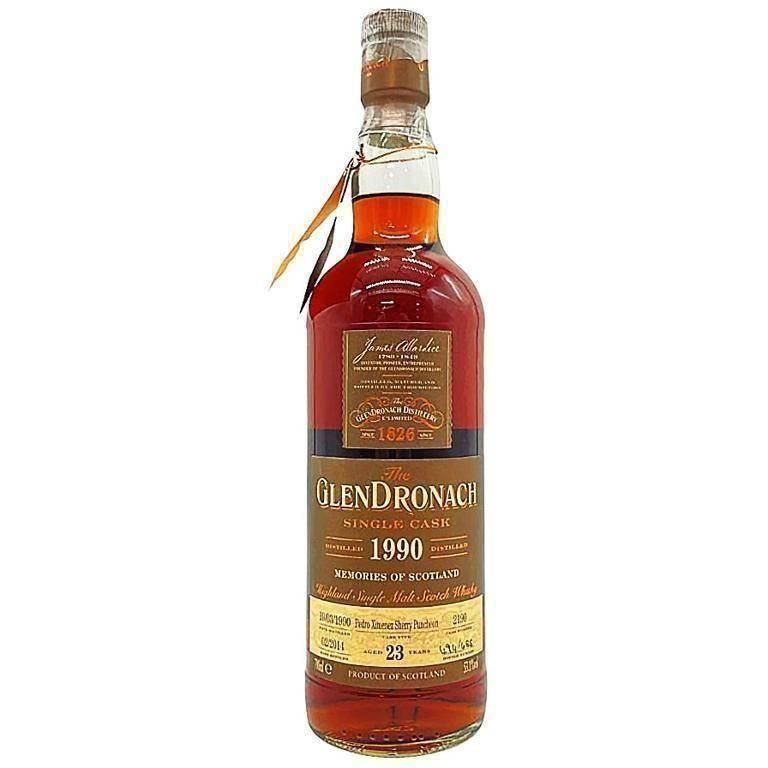 グレンドロナック シングルカスク 1990 23年 PXシェリー パンチョン 700ml 53.1% GLENDRONACH 1990 23  Years Old PX Sherry Puncheon【M2】 - メルカリ