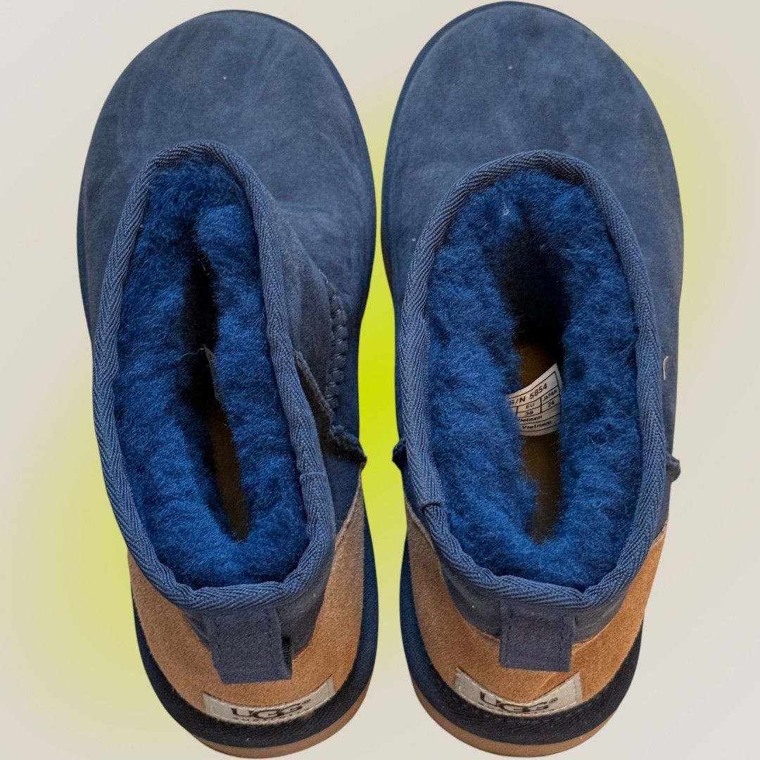 UGG ムートンブーツ クラシックミニ ネイビー UGG アグ ムートン