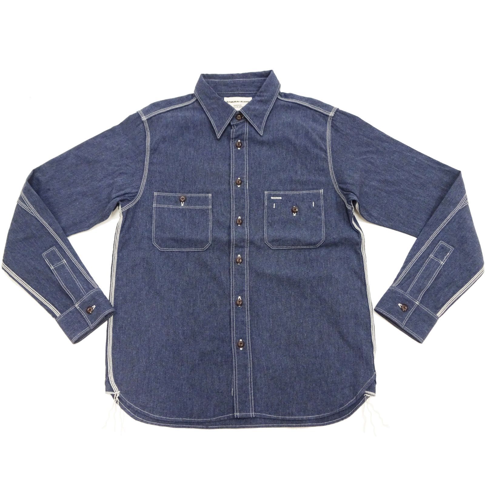 サムライジーンズ Samurai Jeans 撚り杢セルビッチ シャンブレー