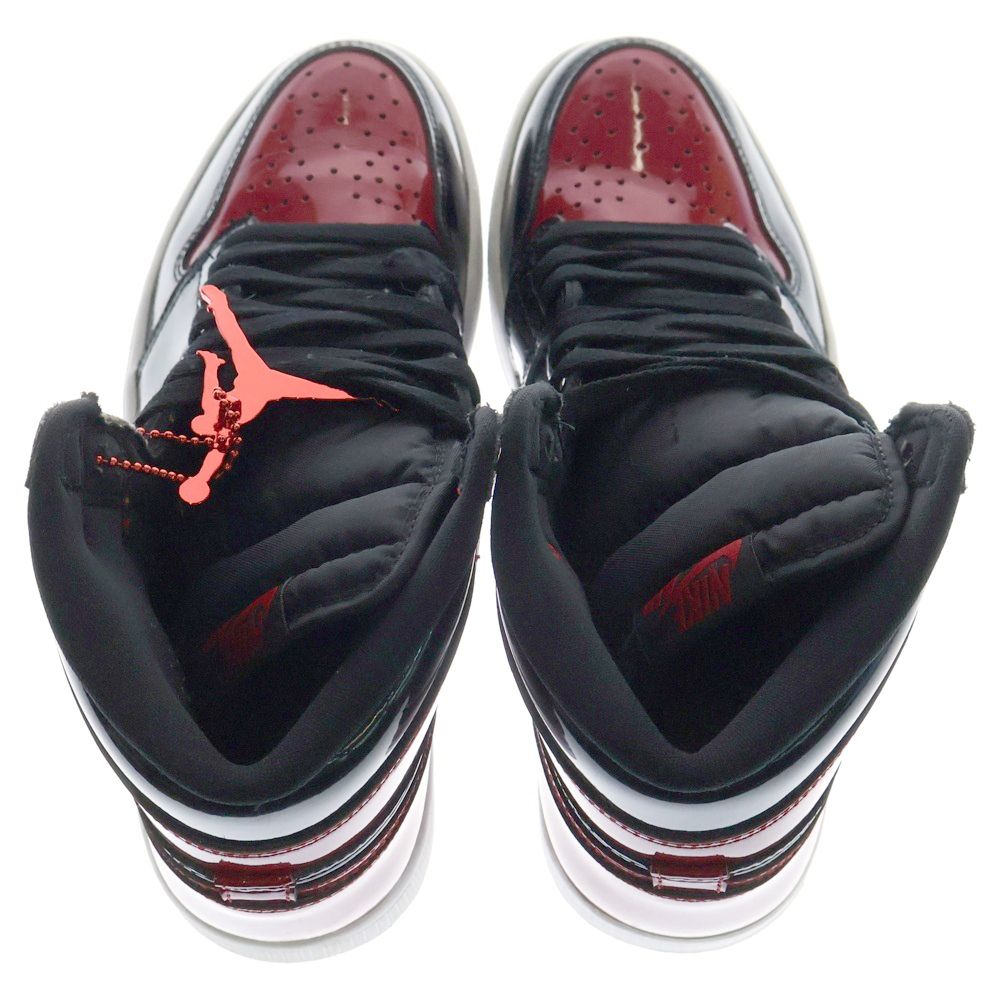 NIKE (ナイキ) AIR JORDAN 1 RETRO HIGH OG BRED PATENT 555088