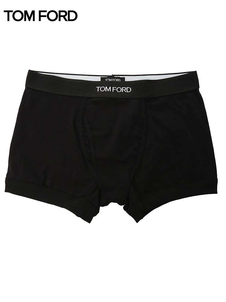 TOM FORD トムフォード 下着 メンズ ブランド ボクサーパンツ ロゴ 前開き 無地 大きいサイズ TFT4LC31040 ブラック