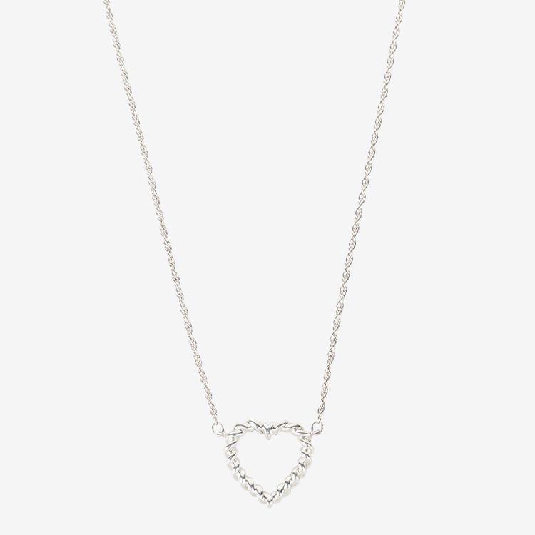 美品】Tiffany ハート ツイスト ネックレス シルバー925 ビンテージ
