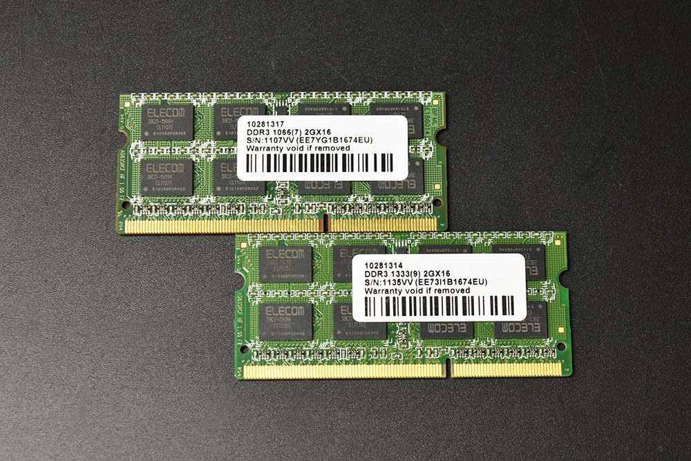 Mac対応 メモリ ELECOM DDR3 2GB×2枚 PC3 1333 - MACSELL - メルカリ