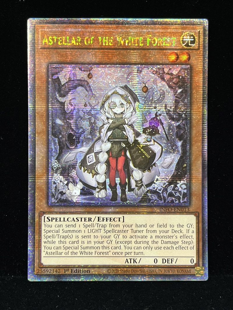 遊戯王　白き森のアステーリャ 25thシークレット　英語　英語版　1st 遊戯王 白き森のアステーリャ 25thシークレット 英語 英語版 1st
