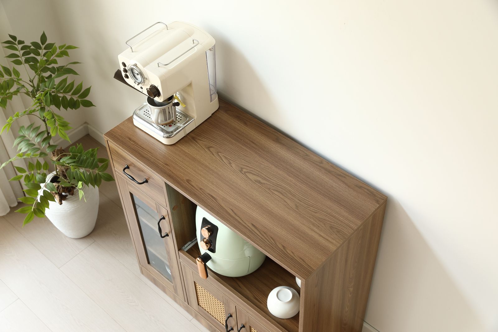 キッチンカウンター 食器棚 キッチンキャビネット レンジ台 収納