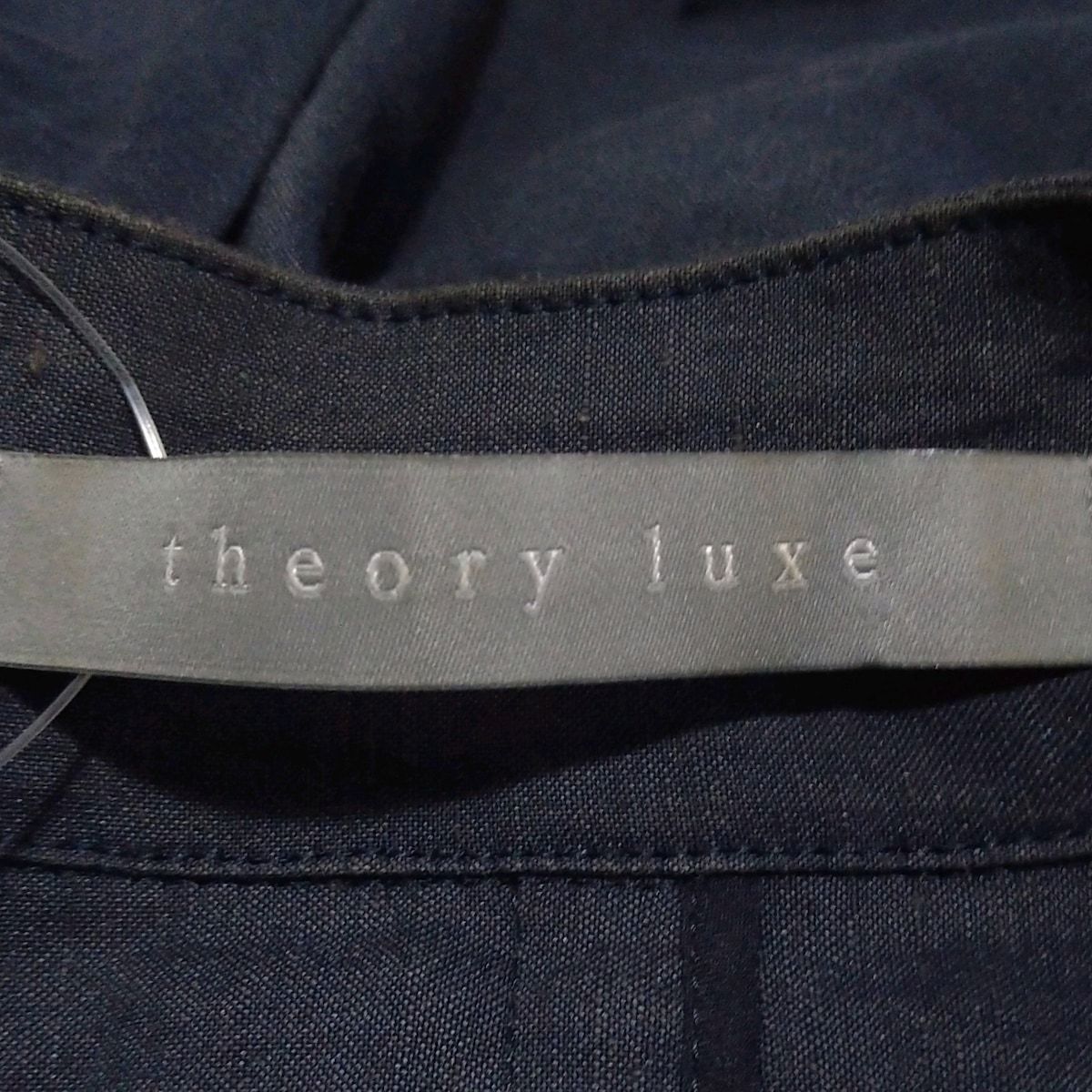 ネイビー 長袖|ノーカラー|春|夏