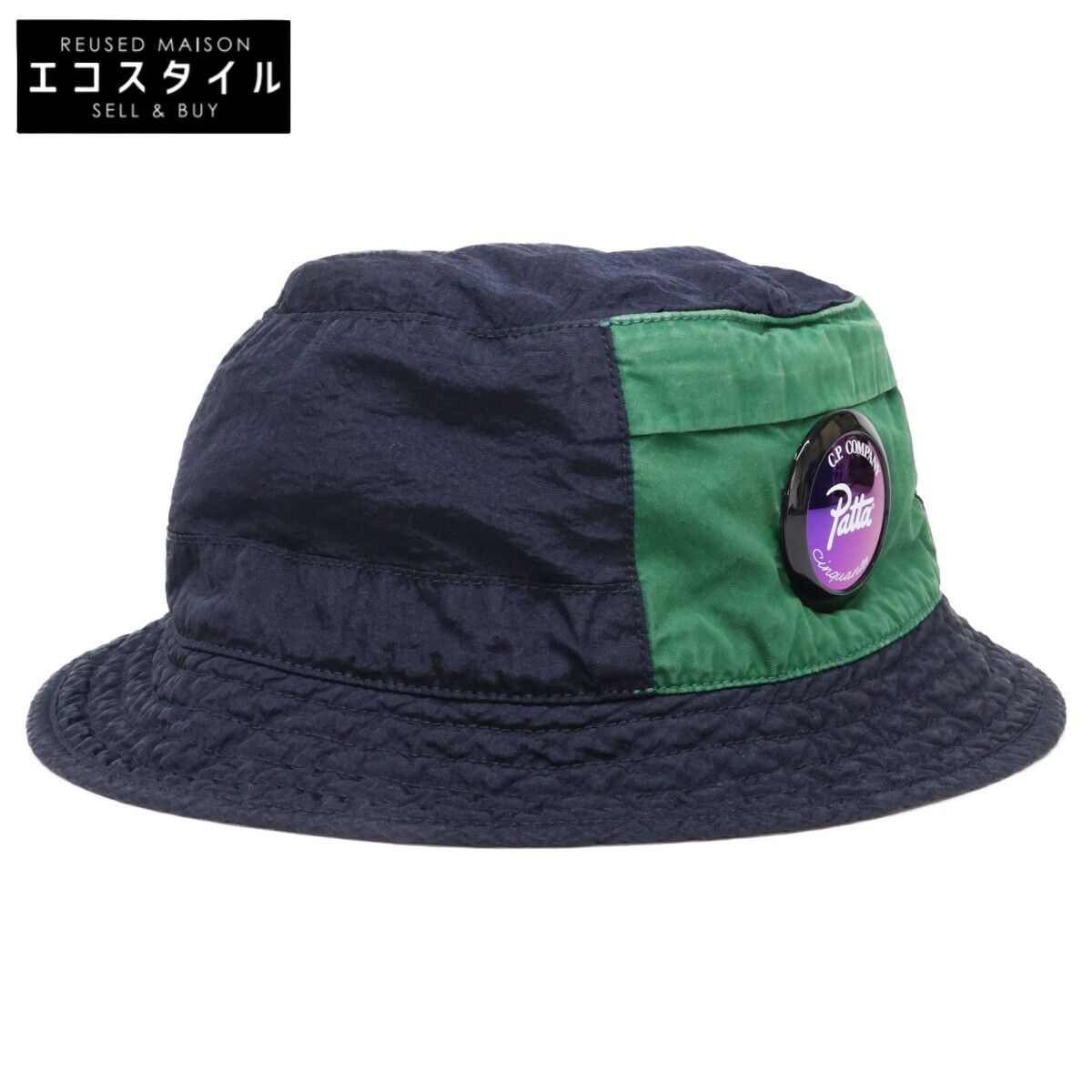 C.P.COMPANY シーピーカンパニー x Patta パタ 11CMAC336A 005709G M.T.t.N HAT ナイロン バケットハット