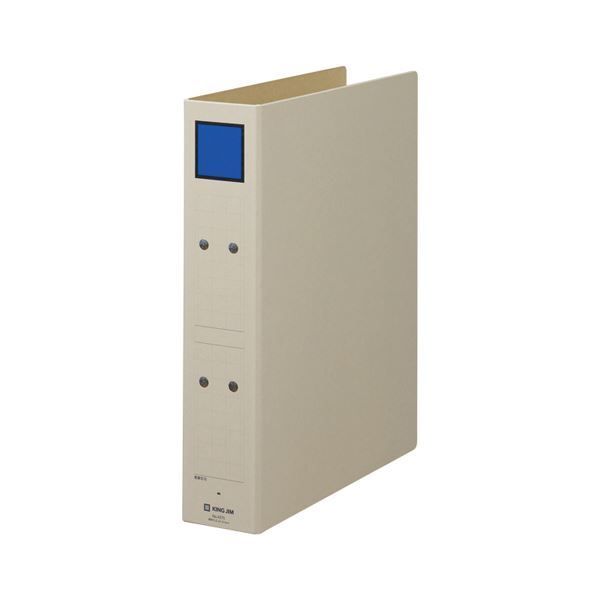 まとめ） キングジム 保存ファイル A4S タテ型・片開き 背幅：65mm 青