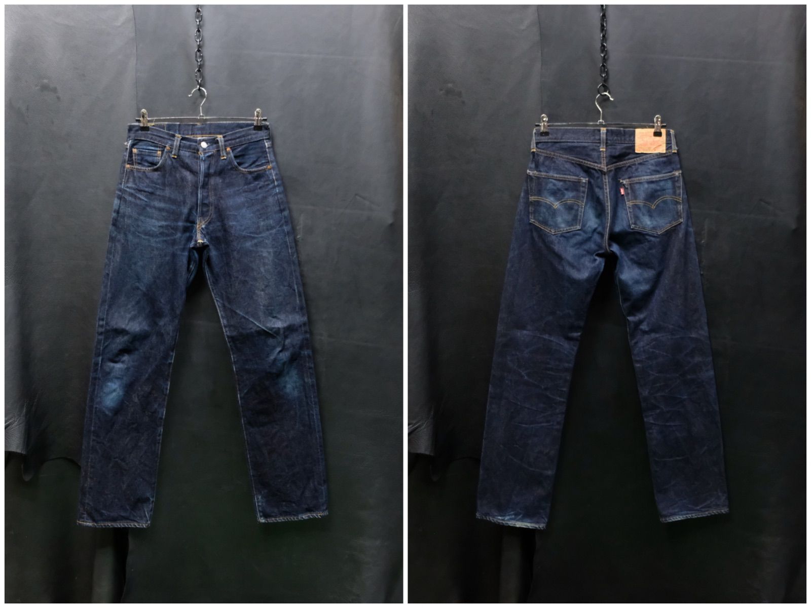 00s Levi's 501XX バレンシア USA製 濃紺 赤耳 W34 90's 米国製 LEVI'S 501XX バレンシア工場製 赤耳 ビッグE 濃紺