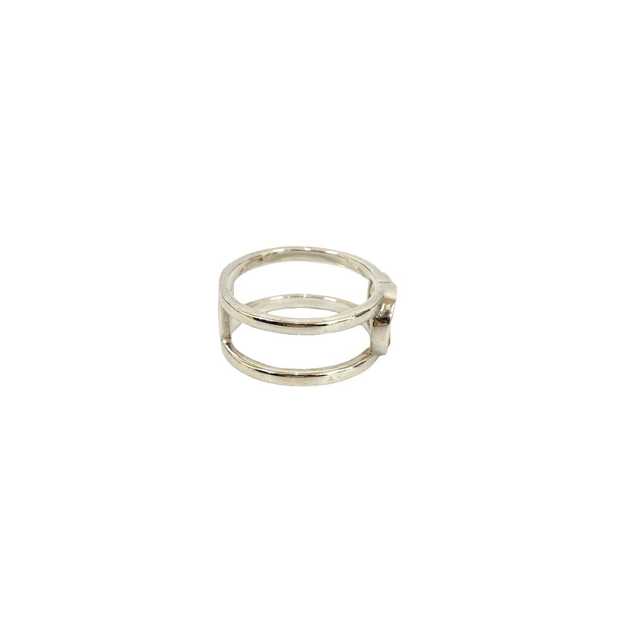 保存箱 袋付 GUCCI グッチ インターロッキング G オープンハンド ロゴ モチーフ シルバー925 リング 指輪 16号 27933 FORTGASGNV_COM_BR