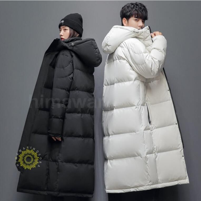 全 中綿ジャケット メンズコート レディース ダウンジャケット 秋冬 ロング丈コート カップル服防寒防風 フード付き 軽量 暖かい 厚手 お洒落4228